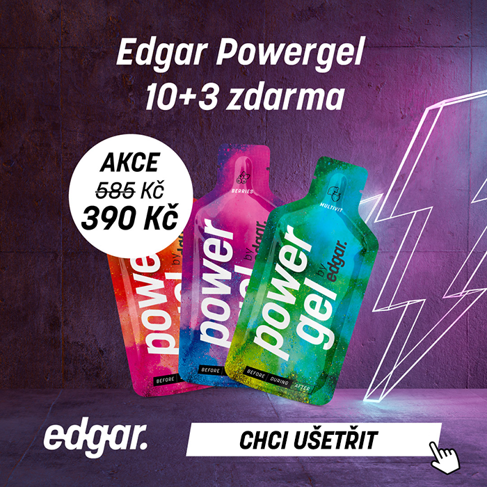 Akce – Energetický gel Edgar Powergel – 10 + 3 zdarma