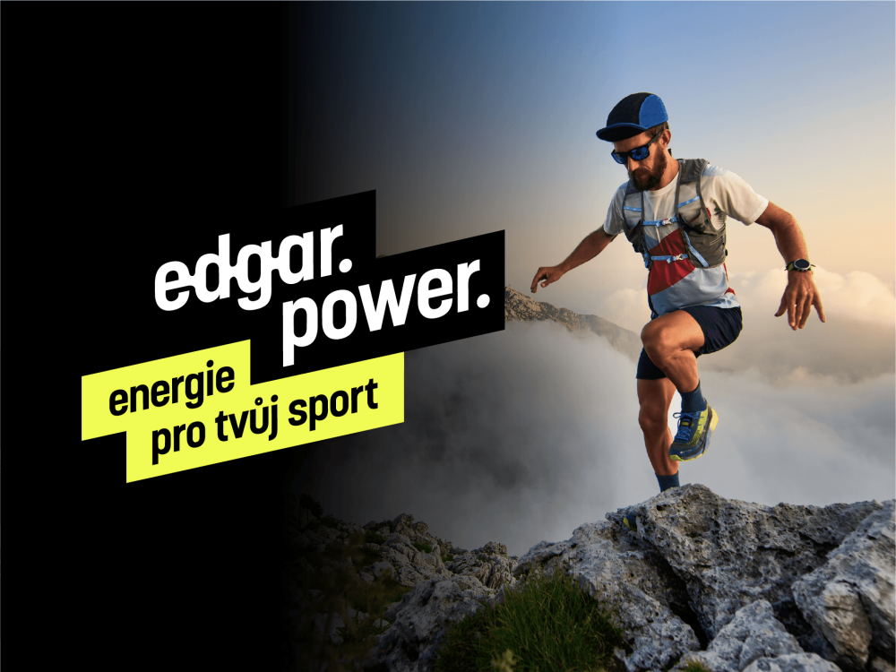 Trail runner v horách