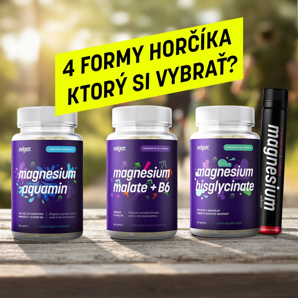 Edgar Magnesium infografika – správna forma horčíka v správny čas