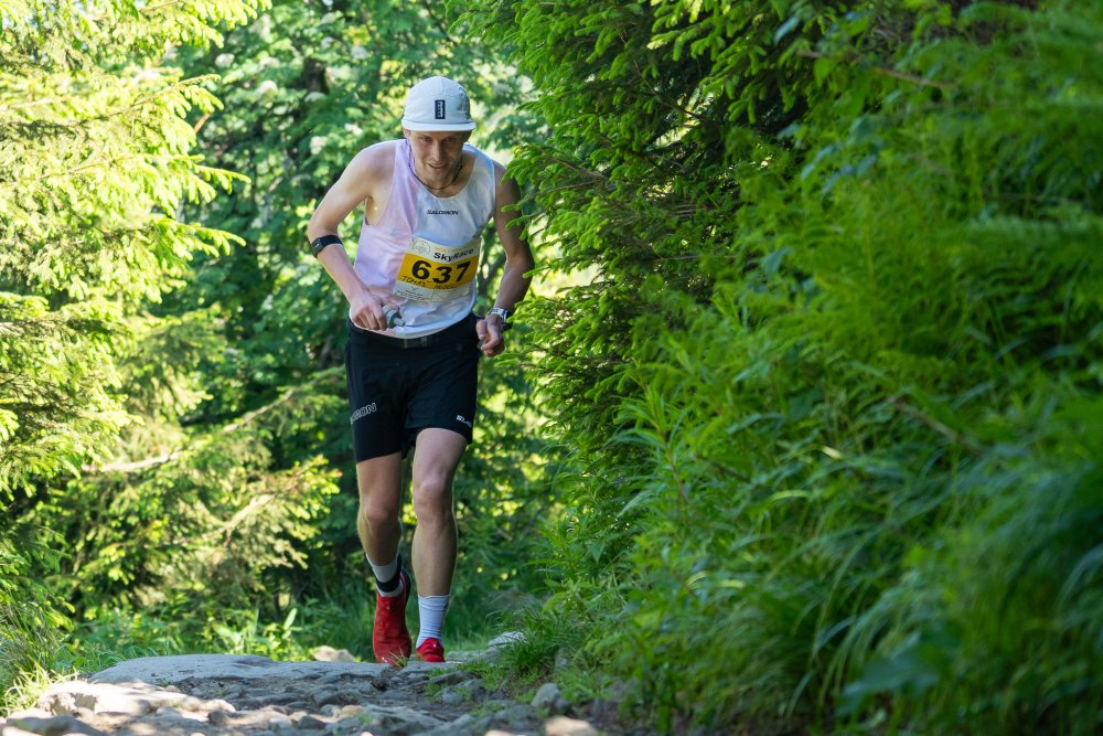 LHUT 2024 - vítěz Tomáš Hudec na trase Skyrace