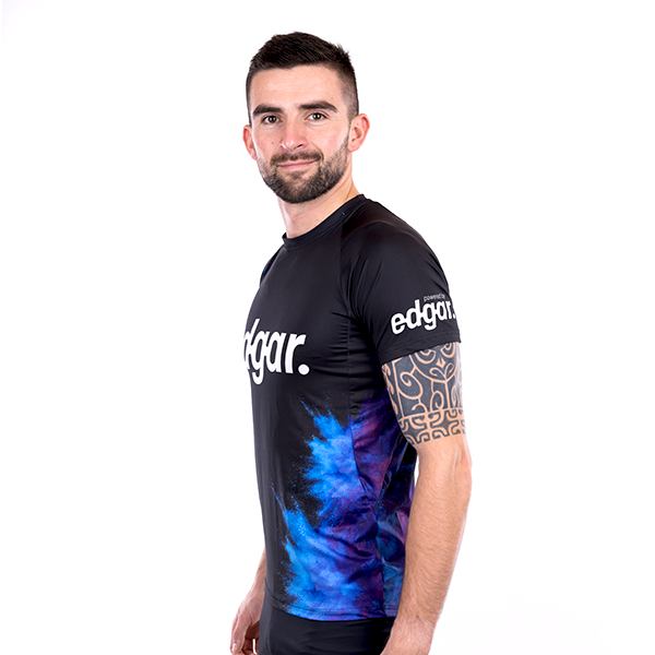 Men's Jersey Side Black/Blue - Size: S