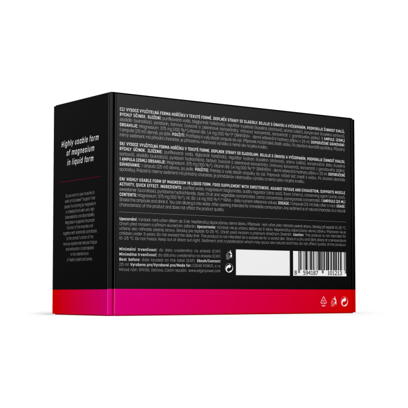 Magnesium Shot - Quantity: 10x25ml