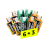 Mix gelů Edgar 9 ks