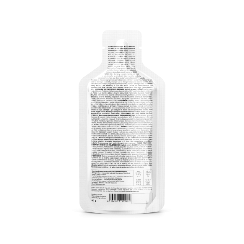 Powergel+ Peach - Quantity: 10x40g