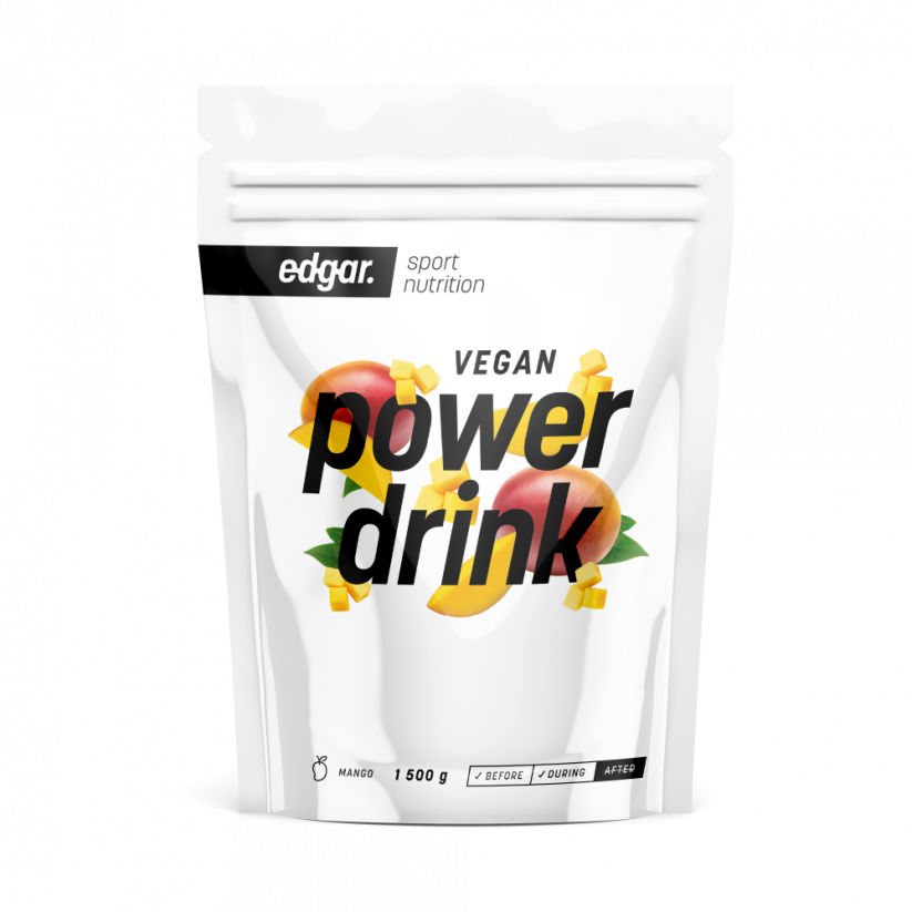 Powerdrink Vegan Mango - Hmotnosť: 600g
