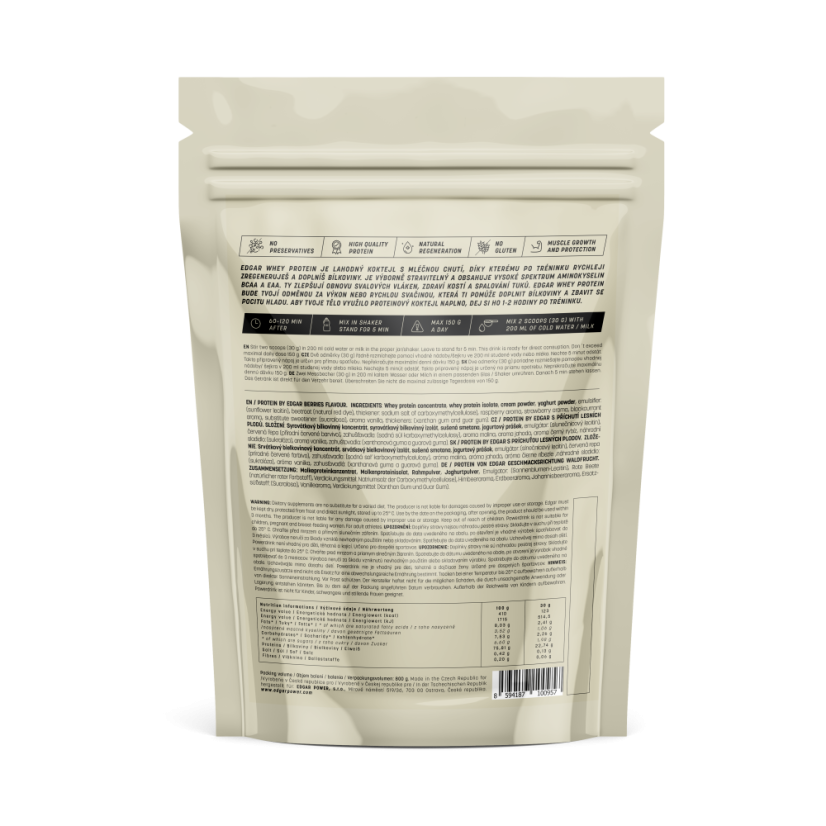 Whey Protein Berries - Weight: 800g