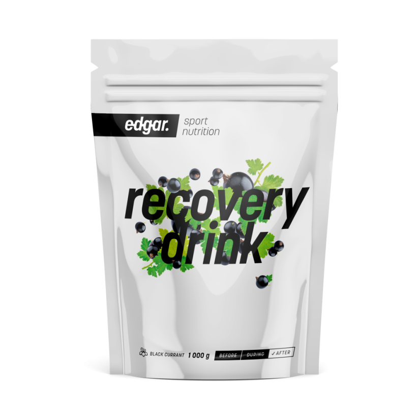 Recovery Drink by Edgar with Blackcurrant flavor - Weight: 1000g
