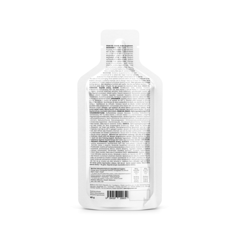 Powergel by Edgar orange - Mennyiség: 1x40g