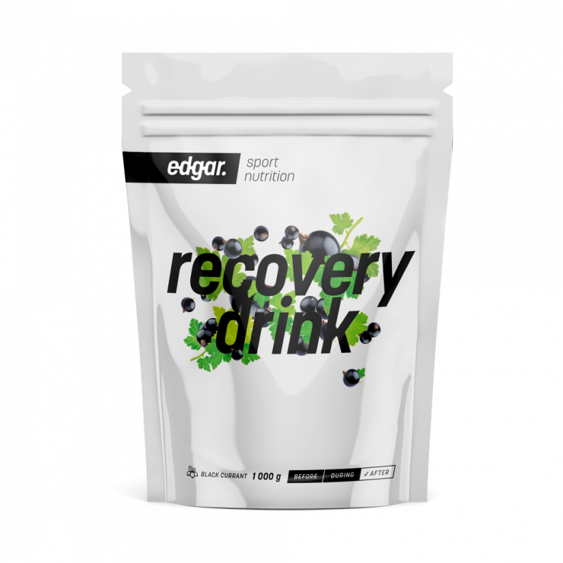 Recovery Drink by Edgar with Blackcurrant flavor - Gewicht: 1000g