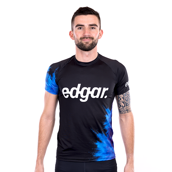 Men's Jersey Side Black/Blue - Size: XXL