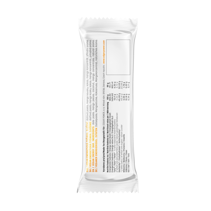 Energybar Mango, 50 g - Quantity: 1 pc