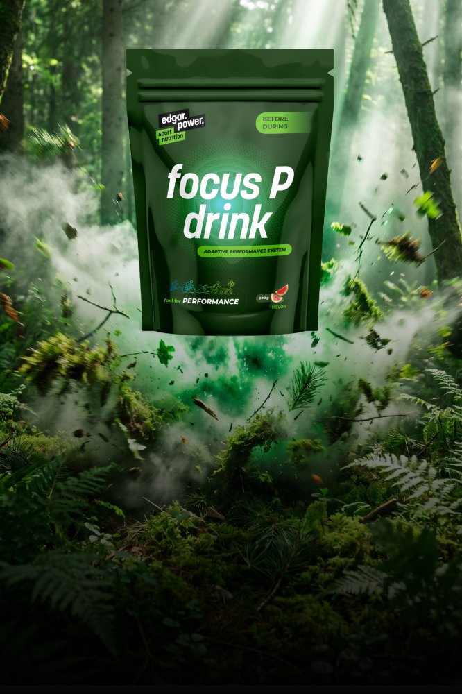 Focus P Drink meloun v lesním prostředí