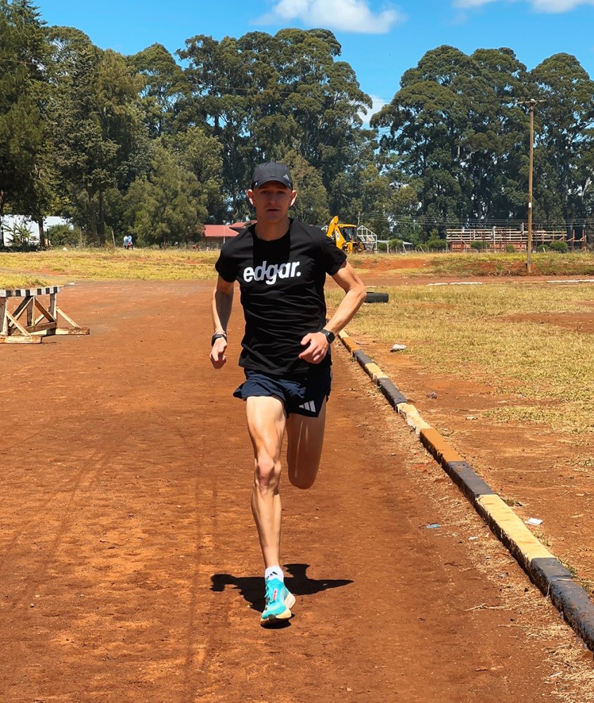 Patrik Vebr - trénink na maraton v Keni