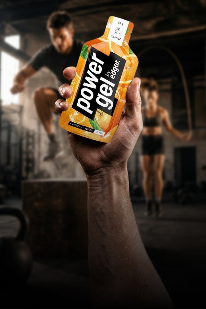 Powergel pomeranč při tréninku